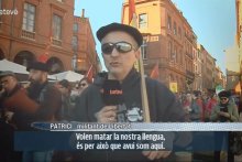 Betevé - #aranésòc: Manifestacion per l'ensenhament de l'occitan