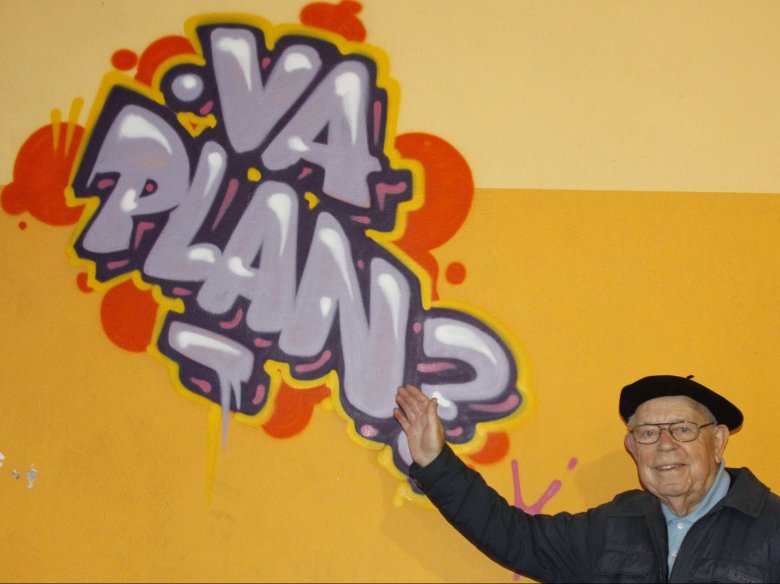 Andrieu Lagarda, malgrat sos 94 ans, vendrà a la fèsta que se farà a partir de 17h30 aquel dissabte 18 de genièr
