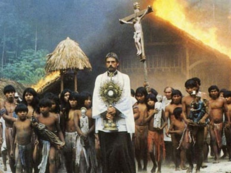Imatge del filme "The Mission" (1986) de Roland Joffé