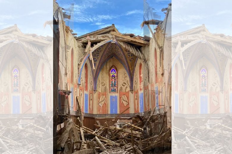 Garbic: esfondrada la glèisa malgrat un arrestat de perilh