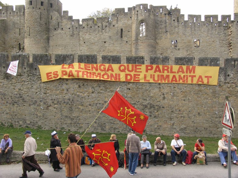 Manifestacion per la lenga occitana, Carcassona 2009
