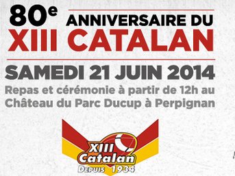80 ans de rugbi catalan se festejaràn a Perpinhan aqueste dissabte 21 de junh