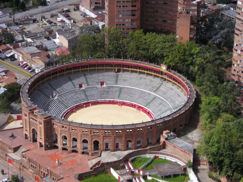 La plaça culturala Santamaría de Bogotà, ancianament arena de corrida