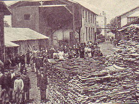 Usina de lèuge a Morcens (Lana Gran) decap a las annadas 1920-1930