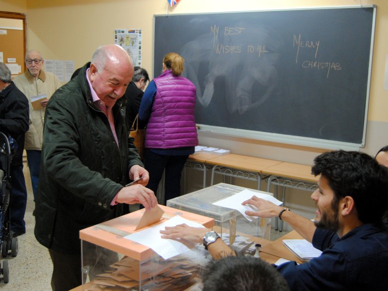 Lo Sindic d’Aran Carlos Barrera votèt a Vielha