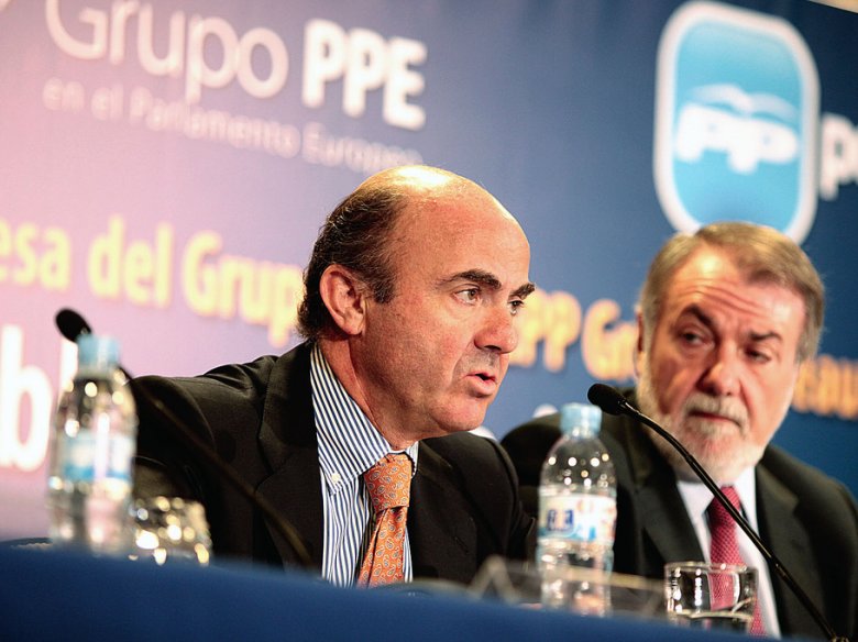 Lo Ministre espanhòl d’Economia e Competitivitat, Luis de Guindos