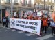 Lemòtges: manifestacion contra los mautractaments de las bèstias au tuador