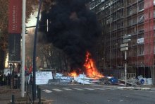 De bandièras occitanas a la manifestacions dels Gilets Jaunes, Tolosa 8 de decembre 2018