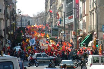 Manifestacion en 2007 a Besièrs