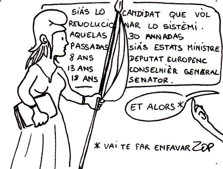 La presidenciala? "et alors..."