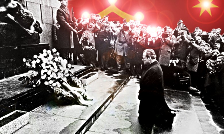 Willy Brandt de genolhons al Ghetto de Varsòvia
