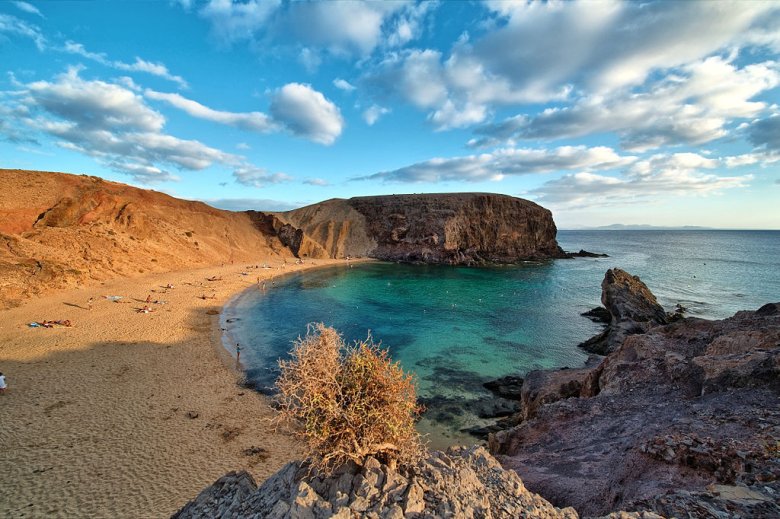 Platja del Papagai en Lanzarote