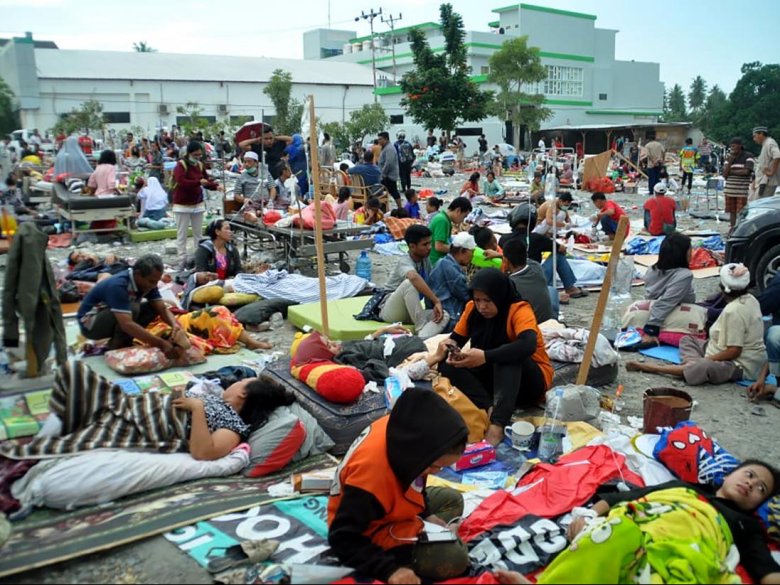 Se calcula qu’en aquela vila i a aperaquí 10 000 personas aculhidas en sits improvisats