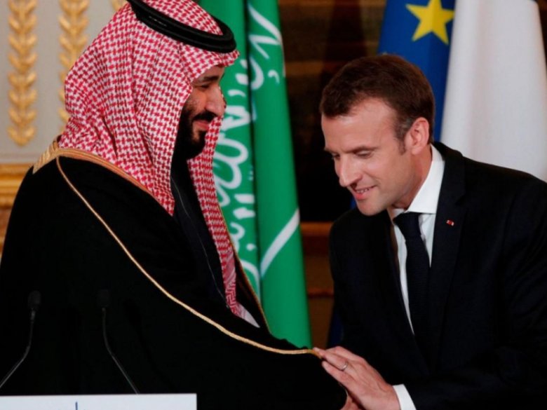 Lo prince eiretièr saudita, Muhammad Bin Salman rescontrèt Macron a l'Elisi en abril passat