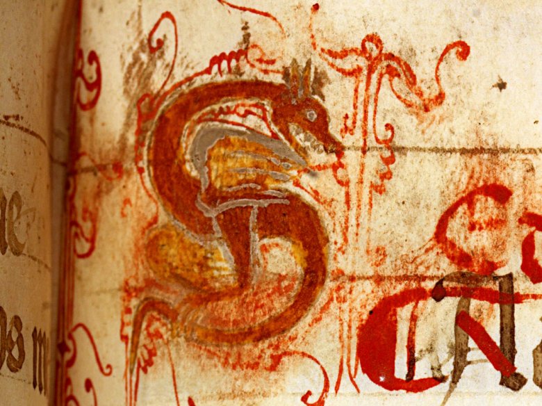 Una letrina del Codex Catar de Dublin