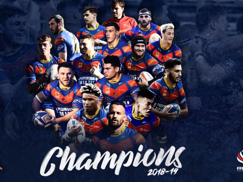 Los Dragonets de St Estève-XIII Catalan son campions de França d’Elèit 1