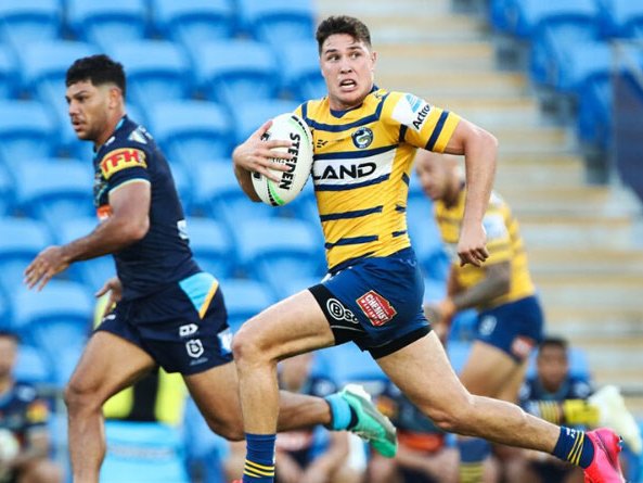 Las Anguialas de Paramatta van batre 46-6 los Titans de la Costièra d’Aur e prenon lo cap del classament de la NRL