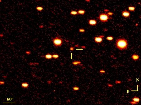 Amb aquest imatge se descobriguèt la cometa ISON