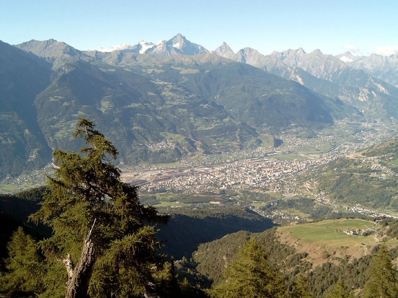 La vila d'Aosta (Val d'Aosta)