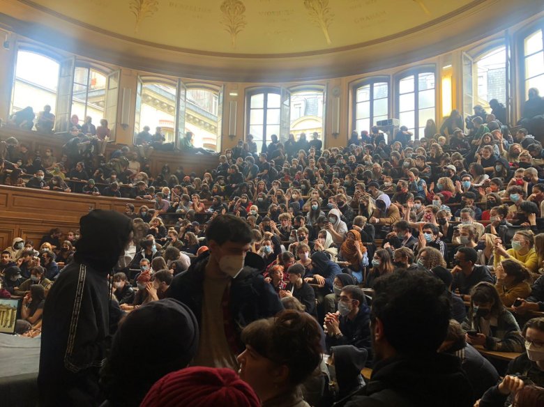 Dimècres se mobilizèron los estudiants de la Sorbona de París