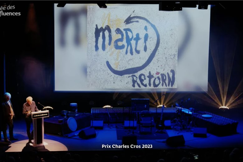 Claudi Martí onorat pel Prèmi Charles Cros 2023