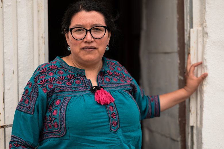 L’escrivana e lingüista Yásnaya Aguilar Gil, activista del pòble mixe per las lengas originàrias de Mexic