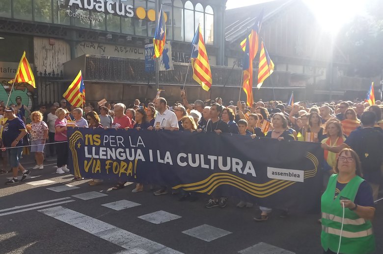 La Diada, lo 11 de seteme passat a Barcelona
