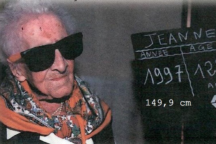 L'arlatenca Jeanne Calment visquèt de 1875 a 1997, çò es 122 ans. Es la persona que s’es demostrat que visquèt mai