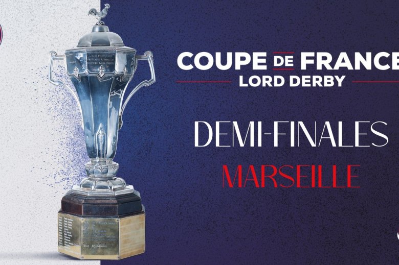 Las mièjas finalas de la Copa de França se tendràn a Marselha (estadi Delòrt) dimenge 7 d’abril