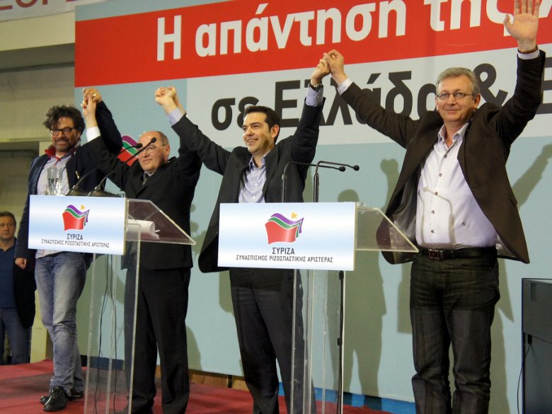 La Coalicion d'Esquèrra Radicala Syriza es l'estonament d'aquestas eleccions en Grècia que ven la segonda formacion