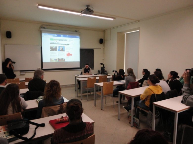La cadièra d'Estudis Occitans de l'Universitat de Lhèida organizèt una presentacion de <em>Jornalet</em> a l'Universitat