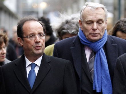 Hollande amb Jean-Marc Ayrault