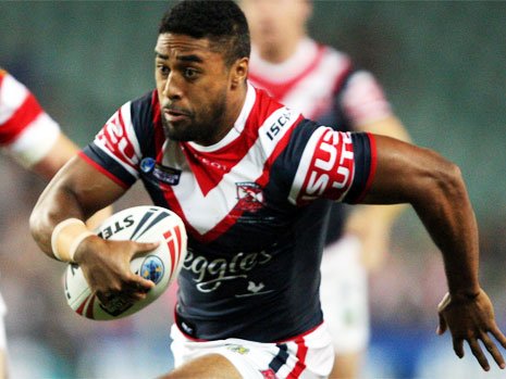 Lo centre dels Roosters Jennings marquèt tres ensags contra Wigan