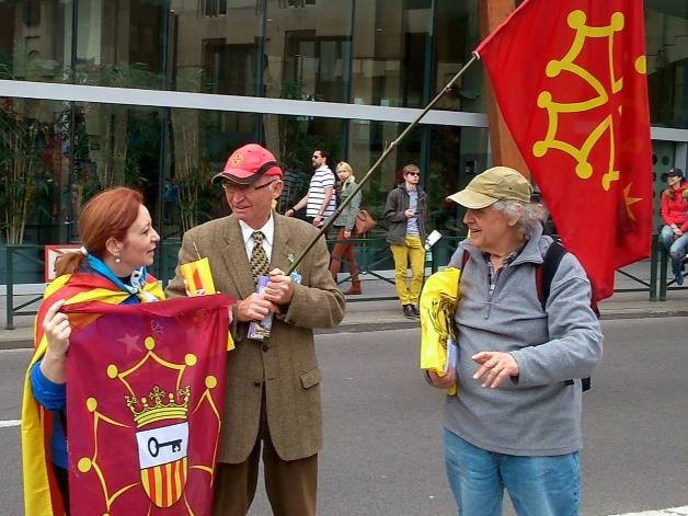 I aviá quitament una delegacion d'Aran, e d'autres occitans