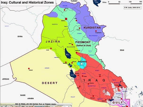 Las regions istoricas d'Iraq