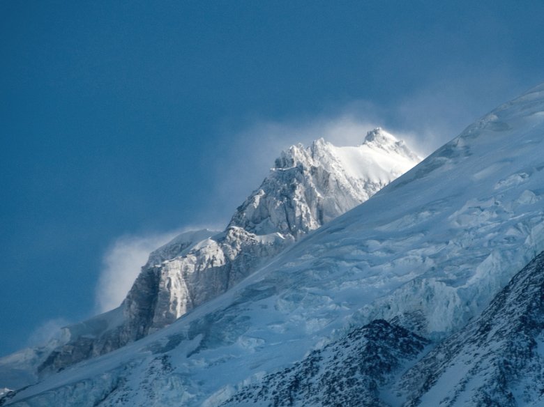 Lo Mont Maudit, ont s'es produsida l'avalanca tragica