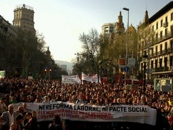 Manifestacion en Barcelona
