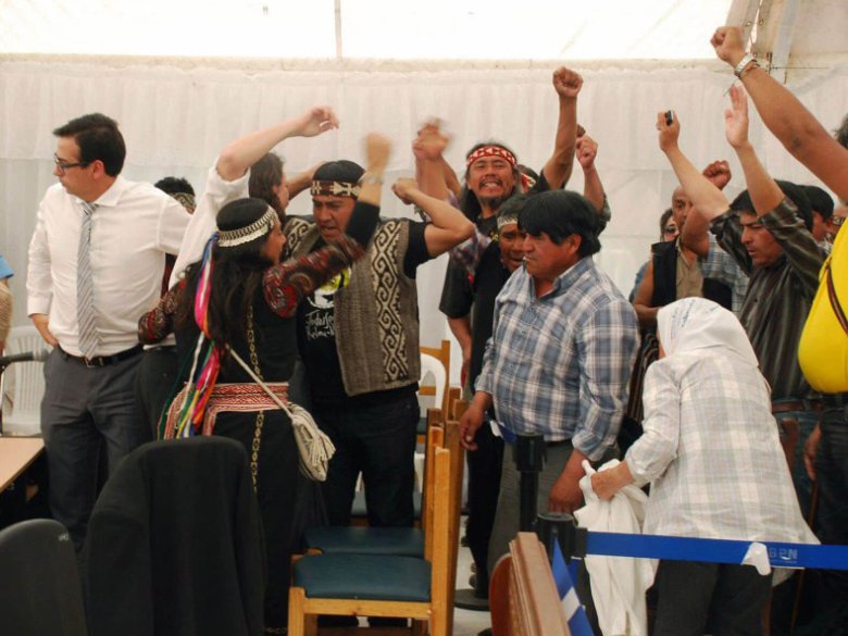 Los mapuches celèbran lor absolucion dins lo cas de Winkel Newen
