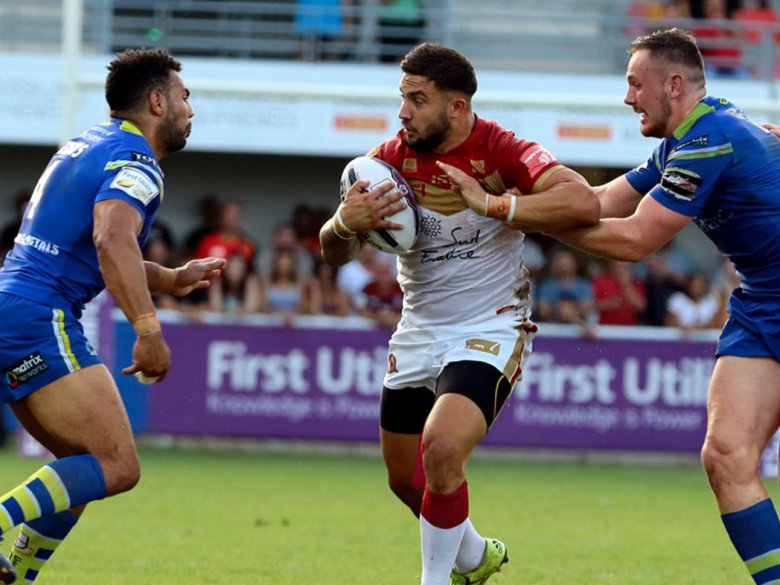 Los Lops de Warrington,tròp fòrts pels Dragons, venon caps de fila de la Super-Liga