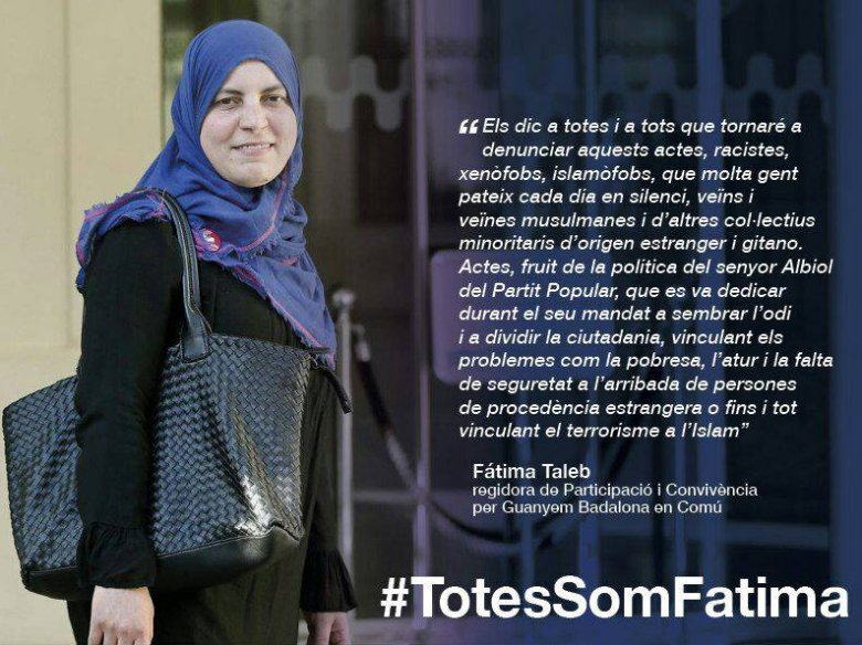 Fatima Taleb a decidit d’agir per ajudar a metre fin a “aqueles actes, racistas, xenofòbs, islamòfobs, que fòrça mond patisson cada jorn en silenci, d’abitants e d’abitantas musulmanas e d'autres collectius minoritaris d'origina estrangièra e gitana”