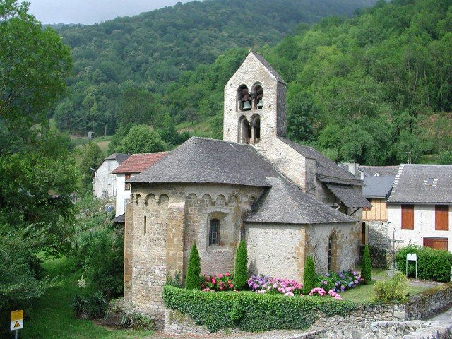 La glèisa d'Orjot, a Eras Bòrdas de Les