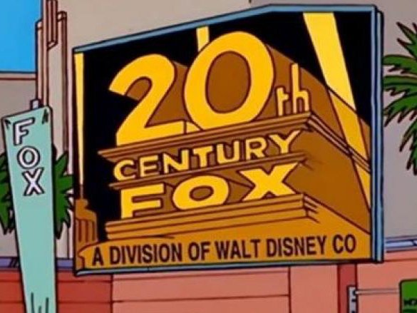 En 1998, la sèria de dessenhs animats <em>The Simpsons</em> aviá previst que Disney comprariá la Century Fox