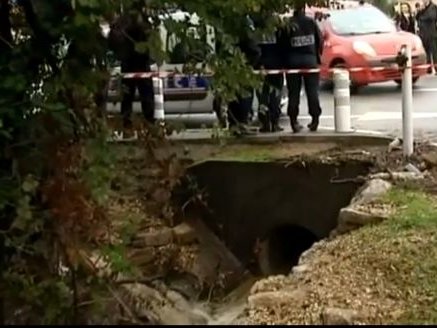 Locanal pluvial que travèrsa l’Universitat del Sud Tolon-Var a La Garda