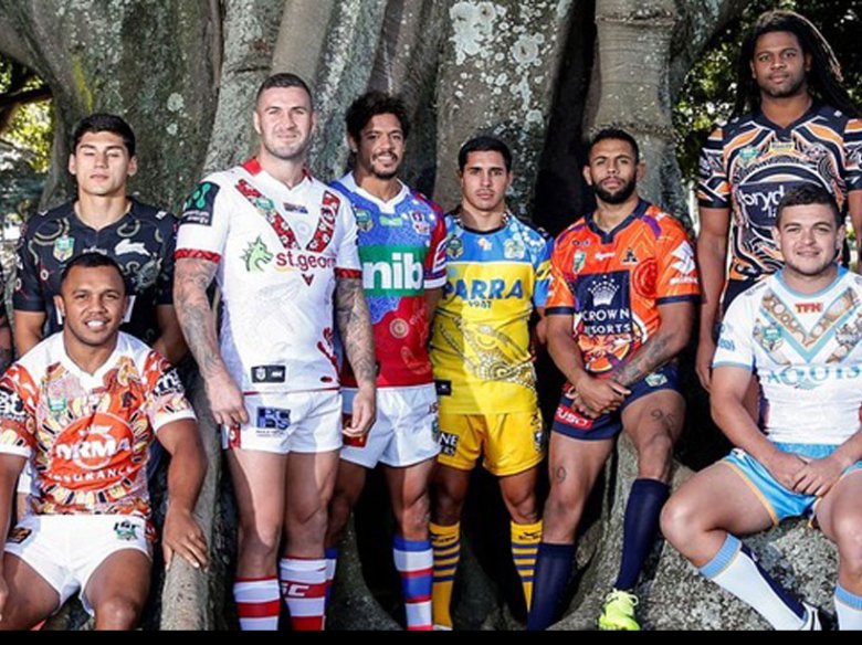 Las partidas de la jornada del campionat NRL australian, del 10 al 13 de mai, son jol signe de la reconeissença dels pòbles indigènas