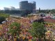 Estrasborg: dètz mila manifestants davant lo Parlament Europèu en sosten als independentistas catalans elegits