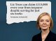 Reclaman que Liz Truss recépia pas lo salari a vida dels èx-primièrs ministres