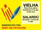 Arremassada de signatures entara independéncia de Catalonha en Vielha e Salardú