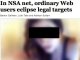 L’NSA a espionat plan mai d’internautas comuns que de personas jos vigilància especiala