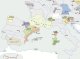 La mapa dels movements independentistas e autonomistas d’Euròpa
