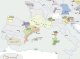 La mapa dels movements independentistas e autonomistas d’Euròpa